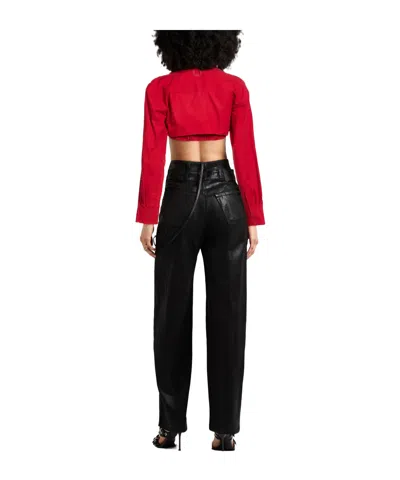 Jacquemus Solid Colour Shirts In Red