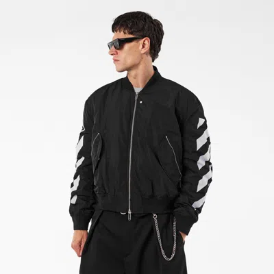 Off-white Bomber Jacket In Black