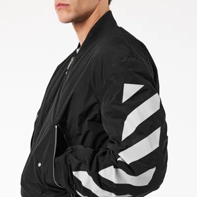 Off-white Bomber Jacket In Black