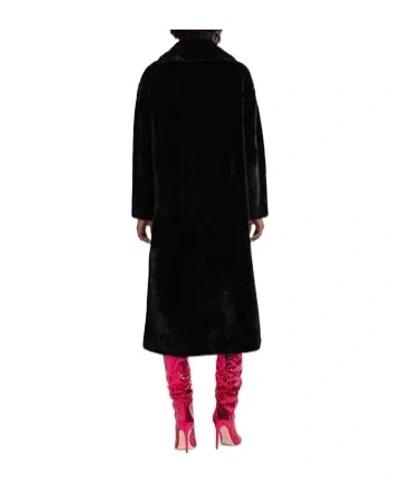 Maxco. Plain Colour Shearling In Black
