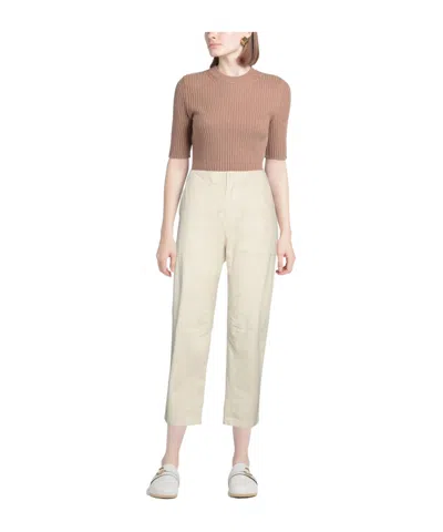 Rag & Bone Solid Straight-leg Pants In Neutral