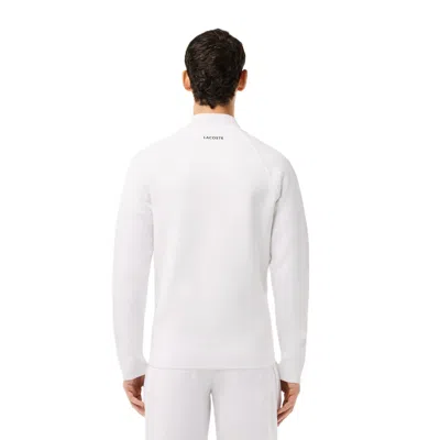Lacoste Solid Color Versatile Coat In Gray