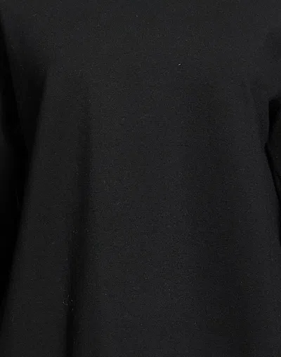 Max Mara Solid-colored Long-sleeve Knit Top In Black