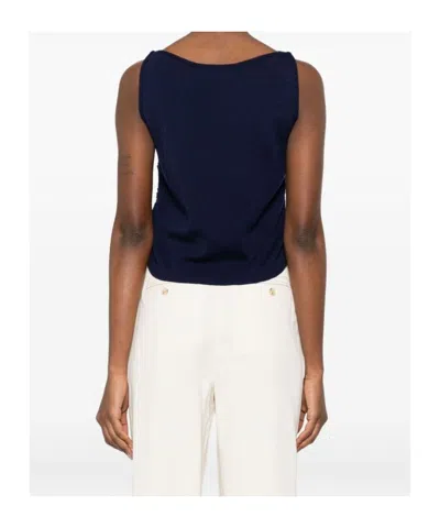 Dunst Drawstring Vest In Blue