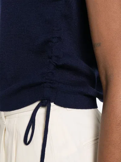Dunst Drawstring Vest In Blue