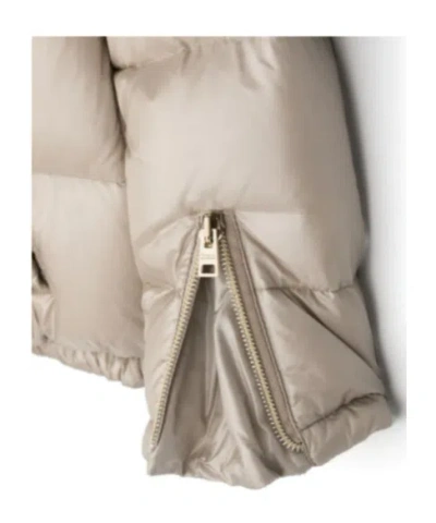 Herno Feather Down Puff Jacket In Neutral