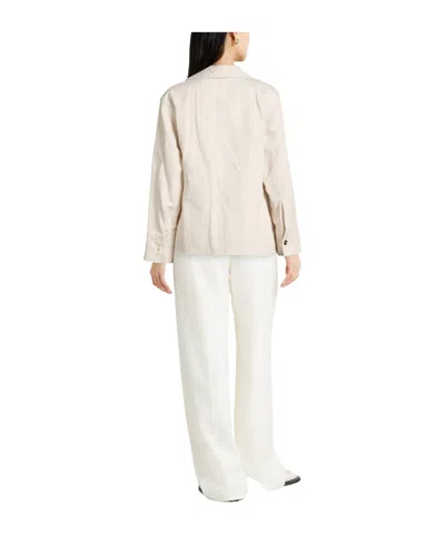 Max Mara Denim-style Jacket In Neutral