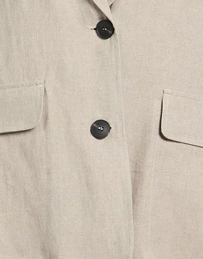 Maxco. Single- Linen Suit In Sand-colored