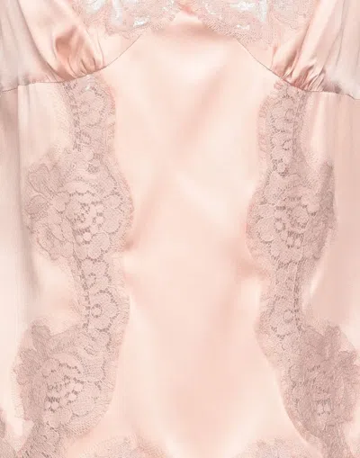 Dolce & Gabbana Solid Color Tops In Pink