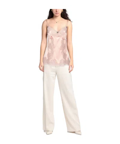 Dolce & Gabbana Solid Color Tops In Pink