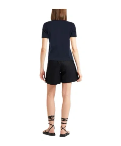 Max Mara Printed Short-sleeve T-shirt In Blue
