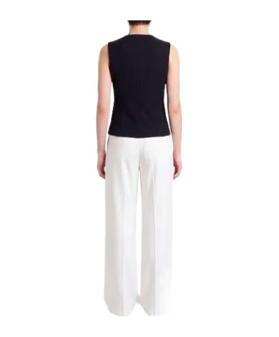 Rag & Bone Solid Sleeveless T-shirt In Black