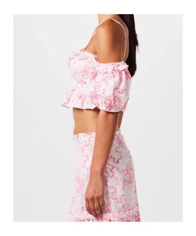 Loveshackfancy Tank Top In Pink
