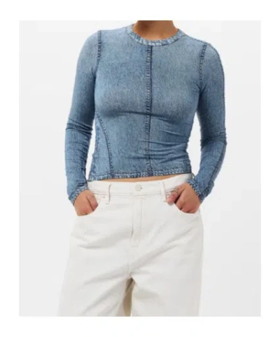 Rag & Bone Long-sleeve T-shirt In Blue