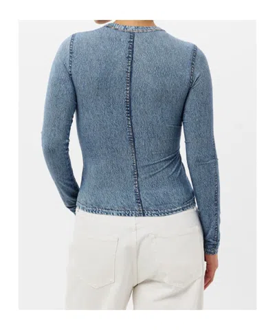 Rag & Bone Long-sleeve T-shirt In Blue
