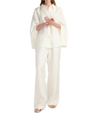 Rohe Collared Shirt In White
