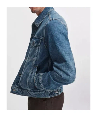 Rag & Bone Rb 3 Denim Trucker Jacket In Blue