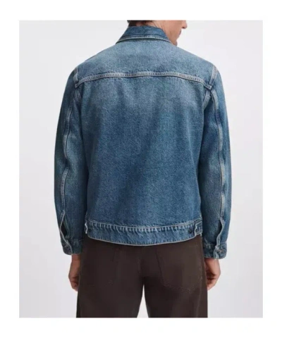 Rag & Bone Rb 3 Denim Trucker Jacket In Blue
