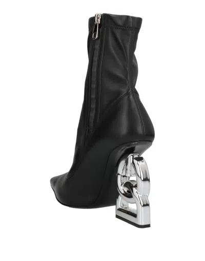 Dolce & Gabbana Dg Pop Leather Ankle Boots In Black