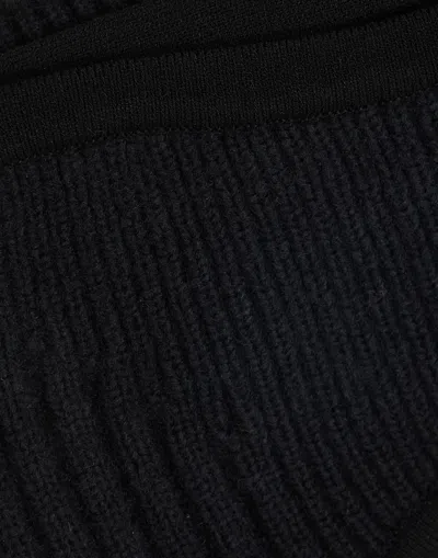 Jacquemus Solid Color Tops In Black