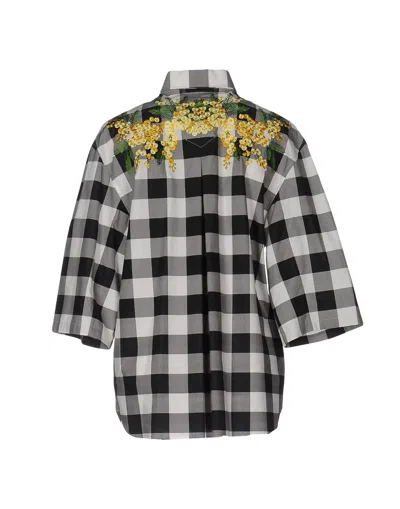 Dolce & Gabbana Patterned Shirts In Black