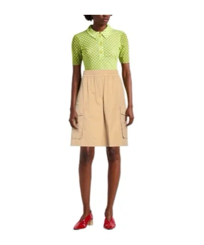 Weekend Max Mara Solid-colored Work Shorts In Brown