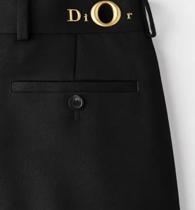 Dior Regular-fit Pants In Black