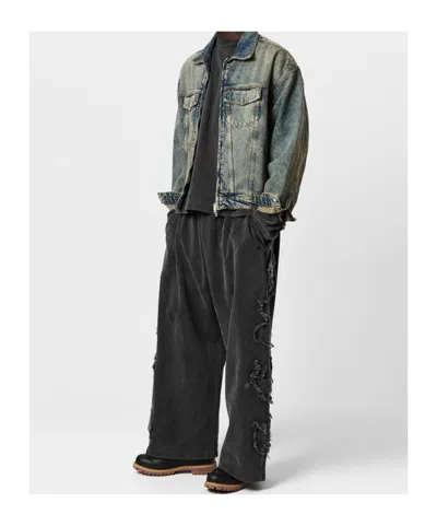 Acne Studios Drawstring Wide-leg Track Pants In Black