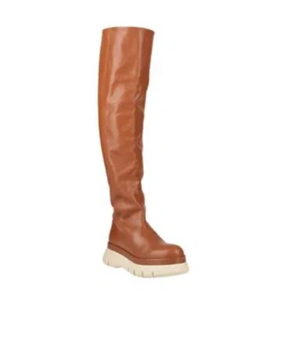Isabel Marant Platform Leather Boots In Brown
