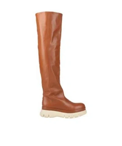 Isabel Marant Platform Leather Boots In Brown