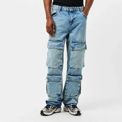 Represent Workwear Jeans In Blue