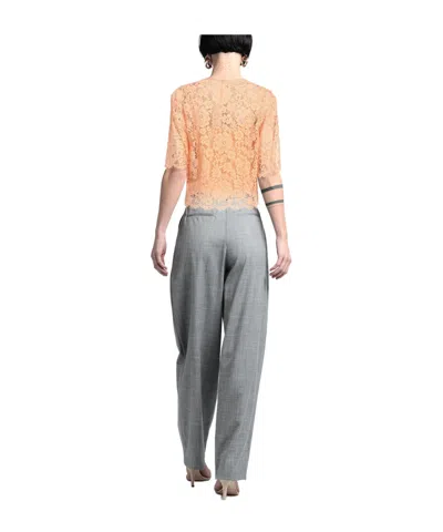 Dolce & Gabbana Solid Color Tops In Orange