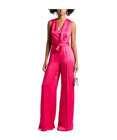 Max Mara Solid Color Jumpsuits In Red