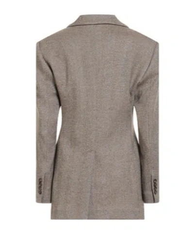 Brunello Cucinelli Double-breasted Suit Jacket In Multi