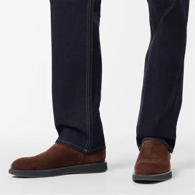 Prada Side Elasticated Boots In Brown