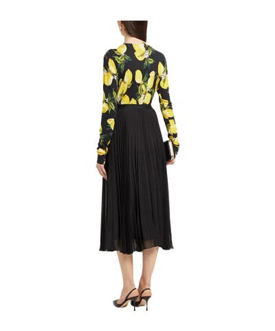 Dolce & Gabbana Printed Knitted Sweater In Multi