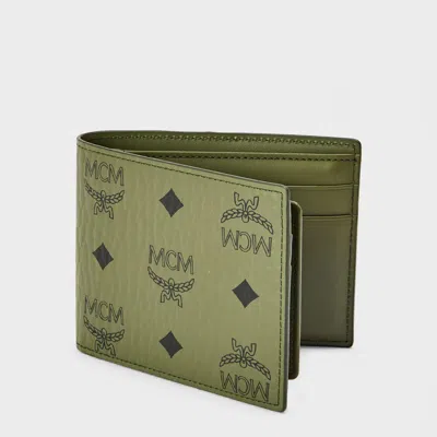 Mcm Bifold Wallet In White