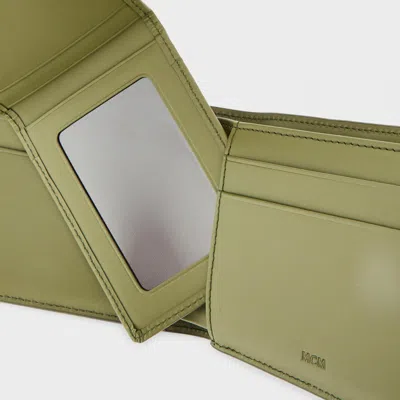 Mcm Bifold Wallet In White