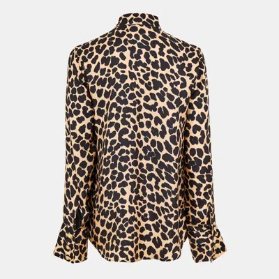 Balmain Patterned Long-sleeve Shirt In Black