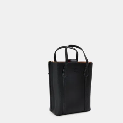 Tory Burch Classic Black Handbag In White