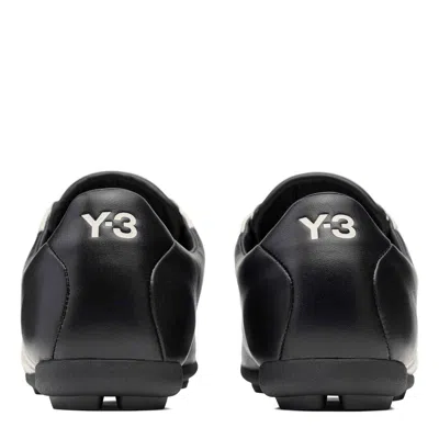 Y-3 Logo-print Panelled Sneakers In Black