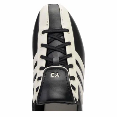 Y-3 Logo-print Panelled Sneakers In Black