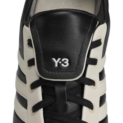 Y-3 Logo-print Panelled Sneakers In Black