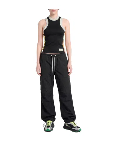 Diesel Solid Color Vests In Black