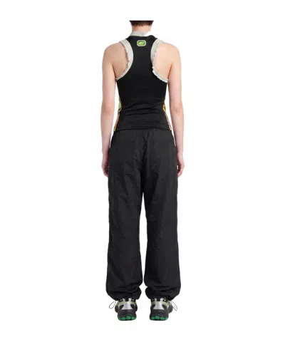 Diesel Solid Color Vests In Black