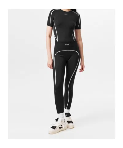 Off-white Seamless Bodysuit In Black