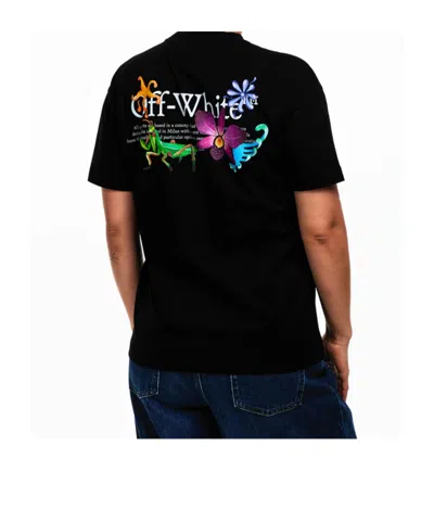 Off-white Short-sleeved T-shirt In Black
