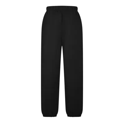 Essentials Logo Drawstring Sweatpants In Black