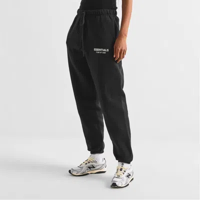 Essentials Logo Drawstring Sweatpants In Black
