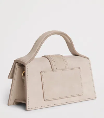 Jacquemus Mini Handbag With Padded Handle And Magnetic Closure In Neutral